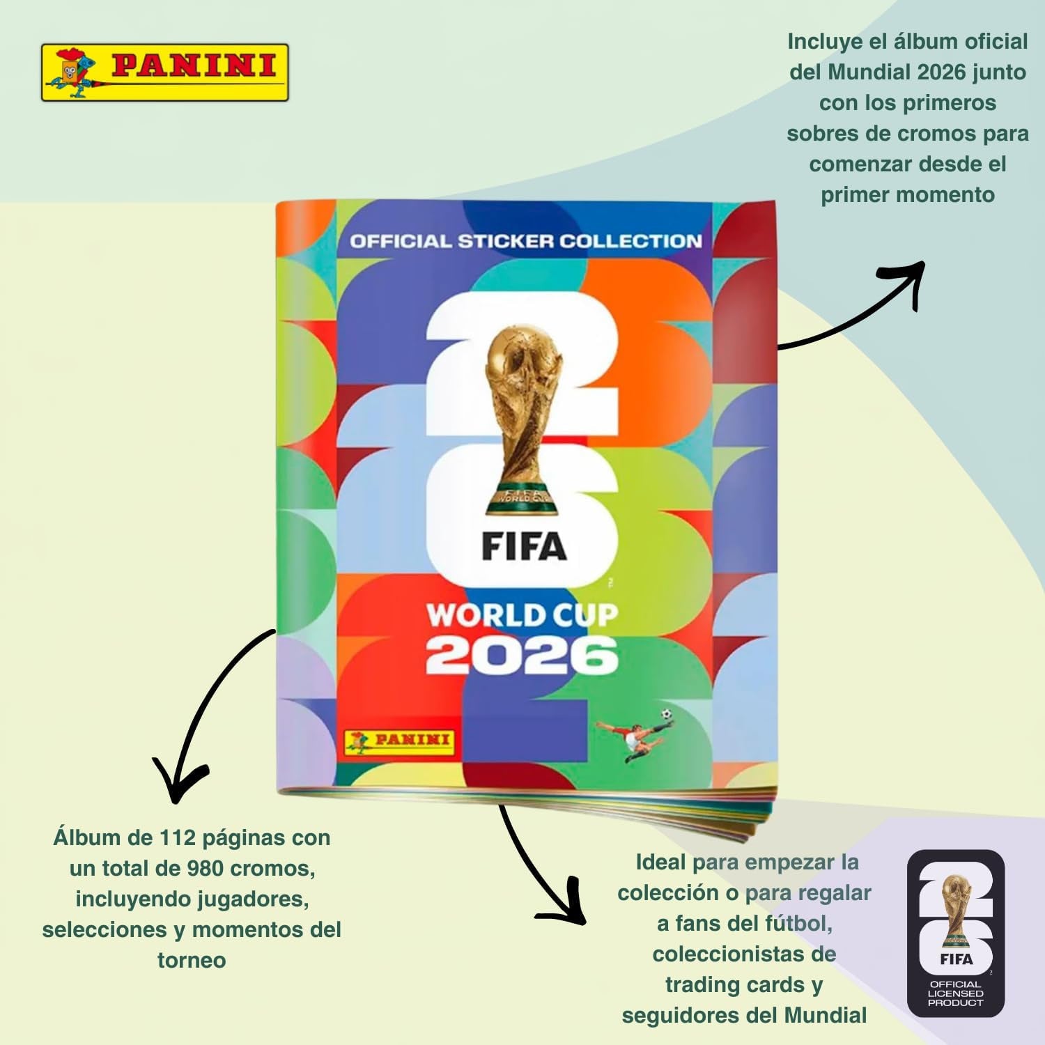 Álbum oficial FIFA World Cup 2026 Sticker - Cromos