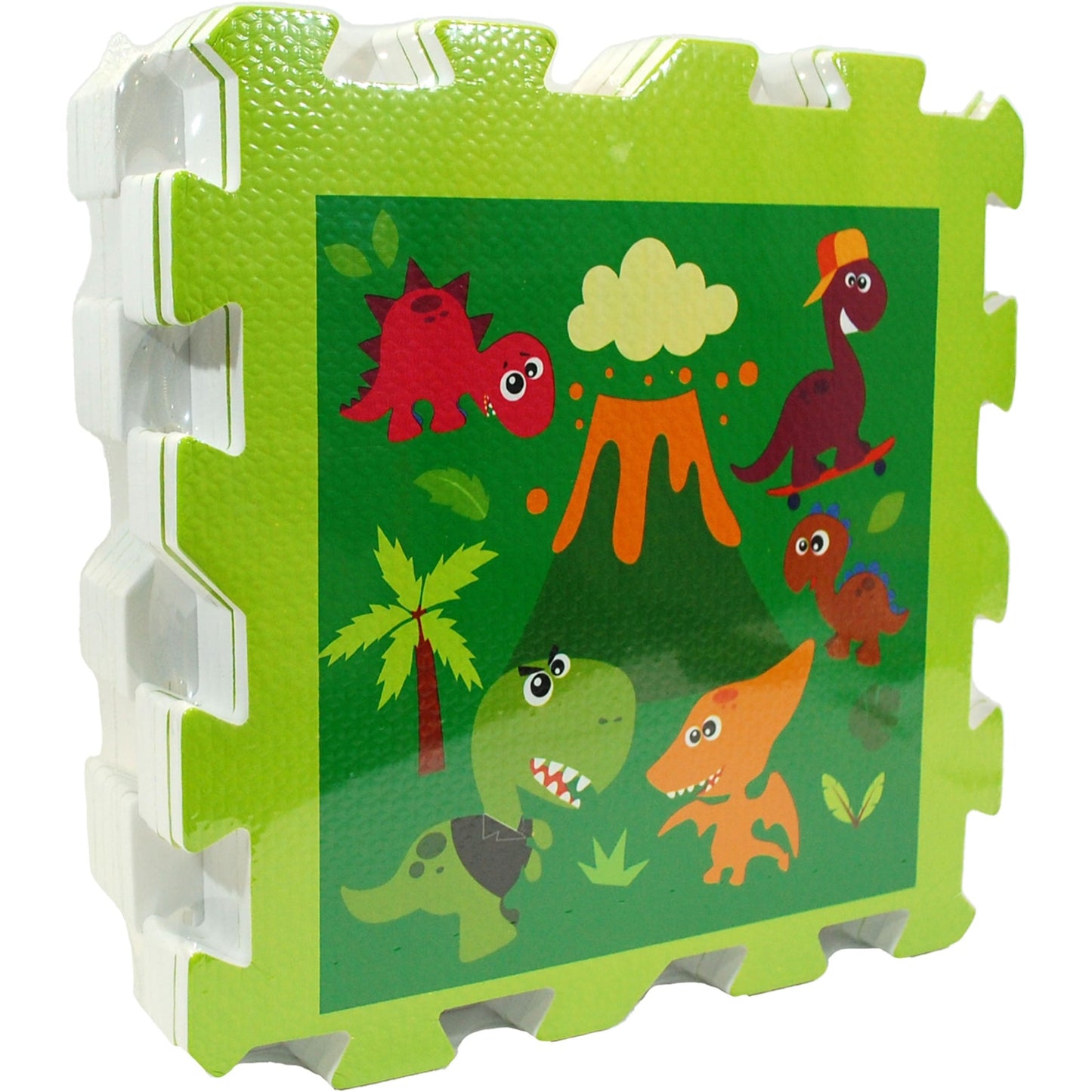 Alfombra Puzzle goma eva 9PZS c/bolsa CRAZY DINO - infantil