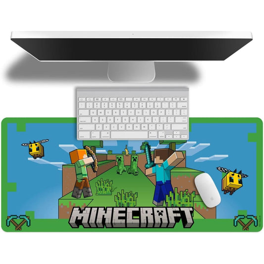Alfombrilla de escritorio grande maxi MINECRAFT 80x35cm