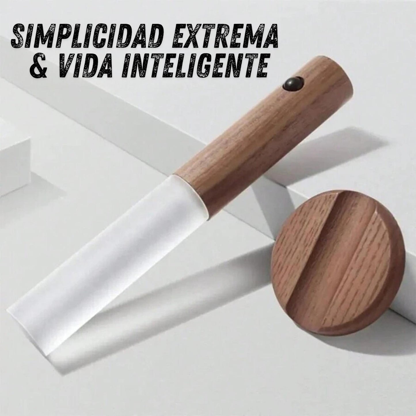 Aplique de pared con batería portátil e imán
