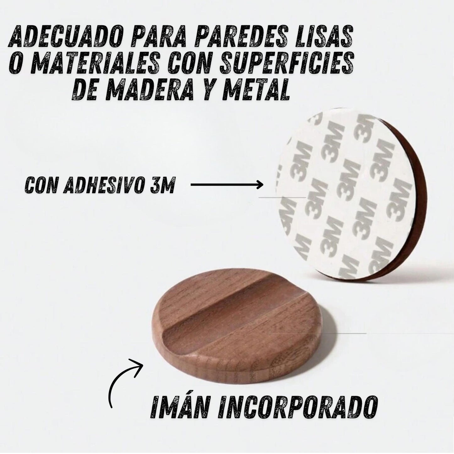 Aplique de pared con batería portátil e imán