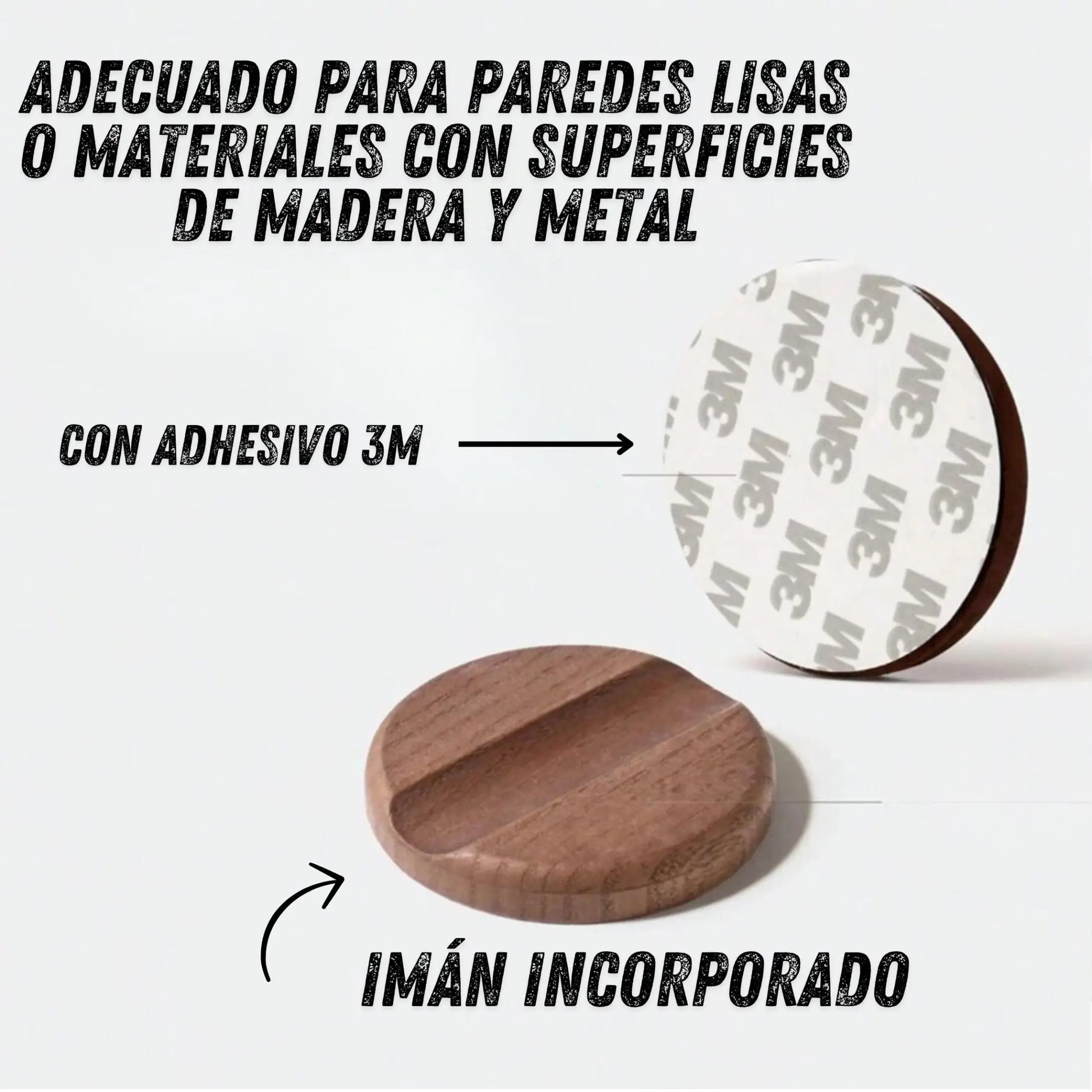 Aplique de pared con batería portátil e imán