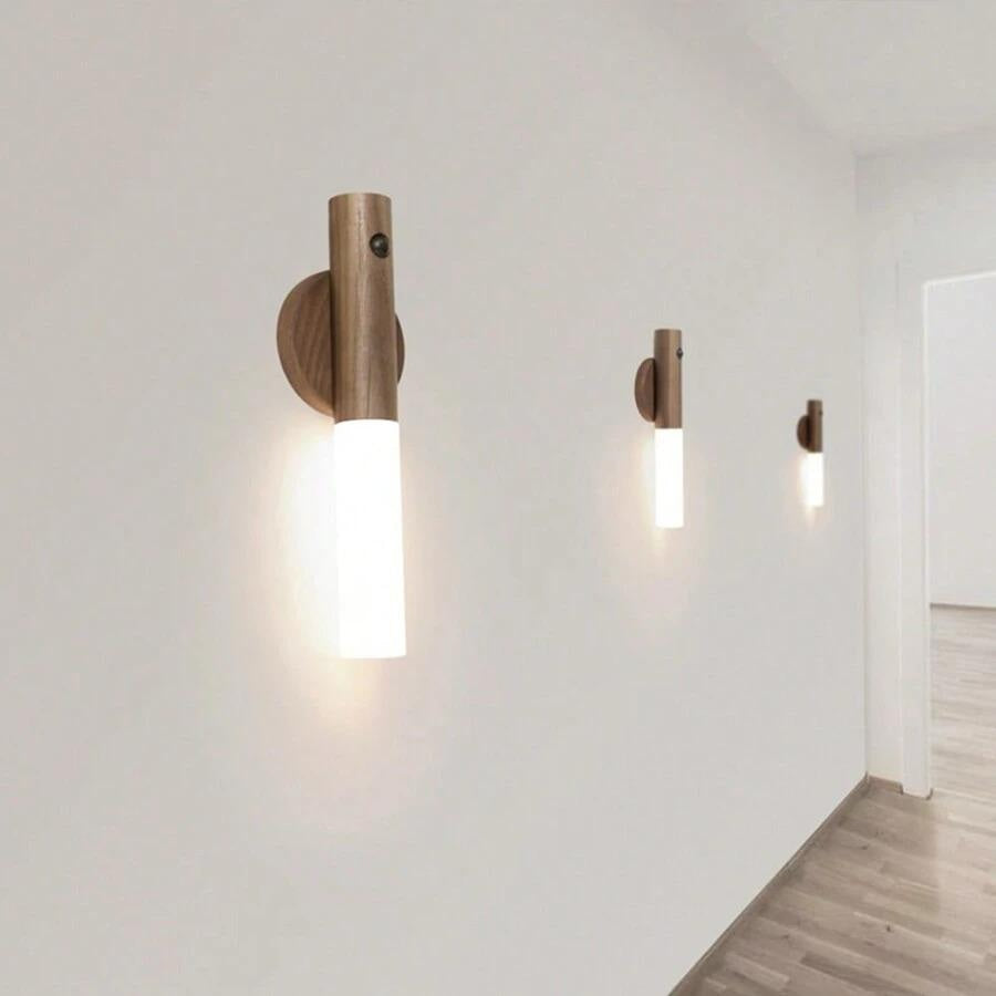 Aplique de pared con batería portátil e imán