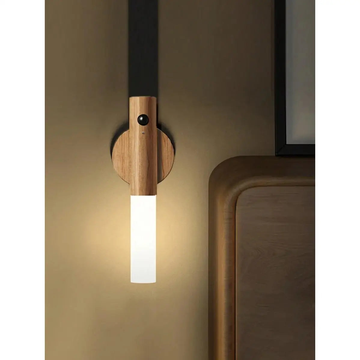 Aplique de pared con batería portátil e imán