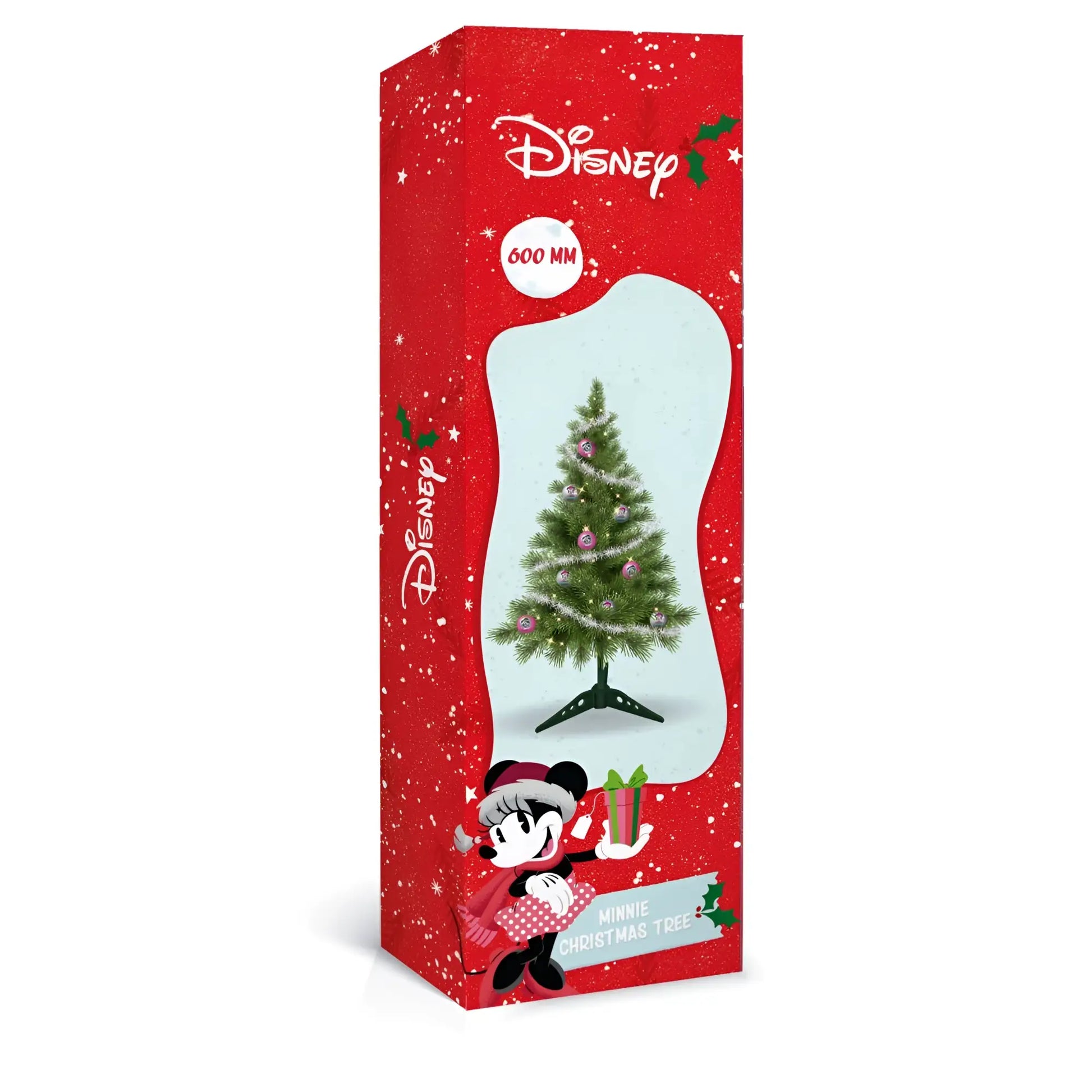 Árbol de navidad mesa con adornos y luces MINNIE MOUSE DISNEY 60CM