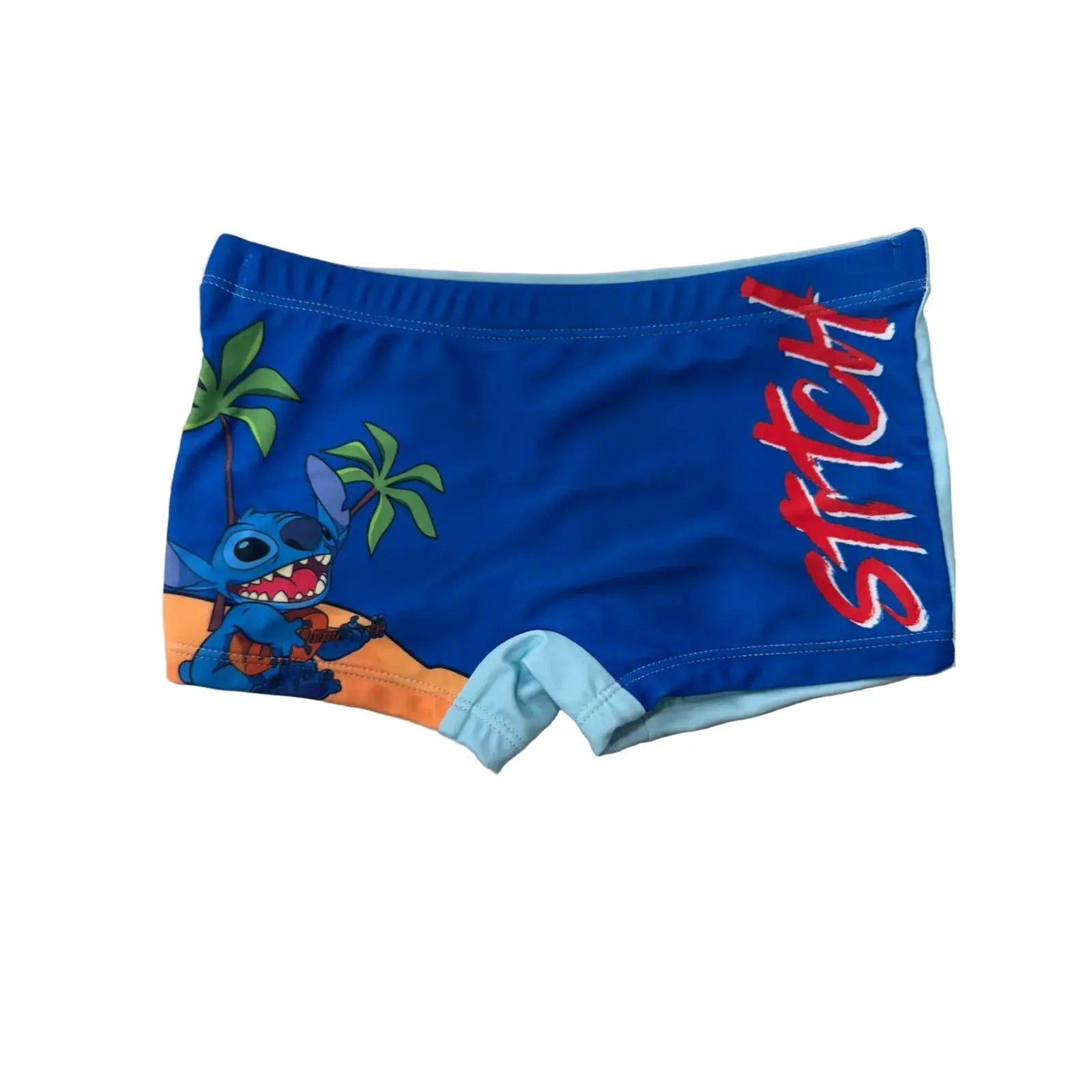 Bañador bóxer Stitch azul oscuro talla 7/8 años