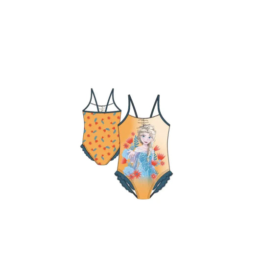 Bañador Frozen Disney naranja para niñas talla 5 años