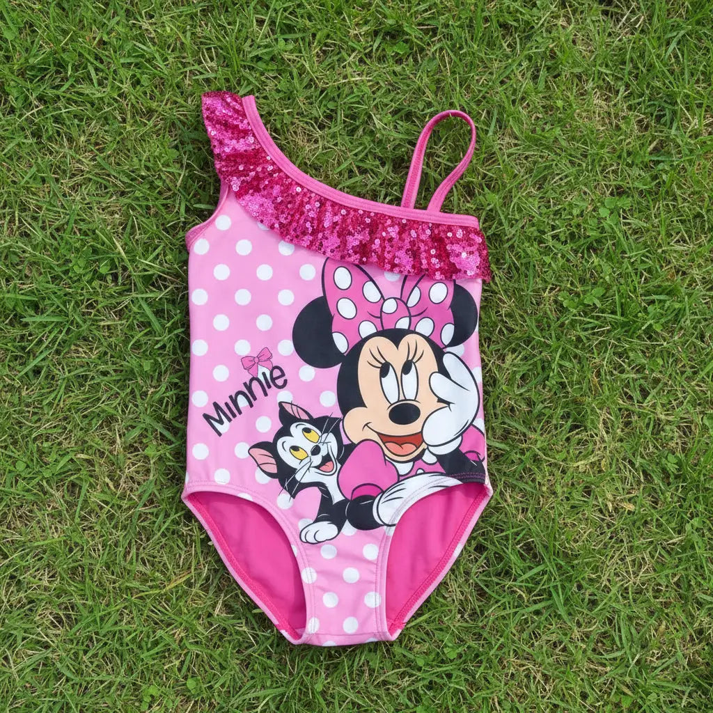 Bañador niña infantil Minnie Mouse Disney fucsia 5/6 (110/116cm)