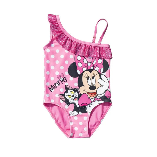 Bañador niña infantil Minnie Mouse Disney rosa 3/4 (98/104cm)