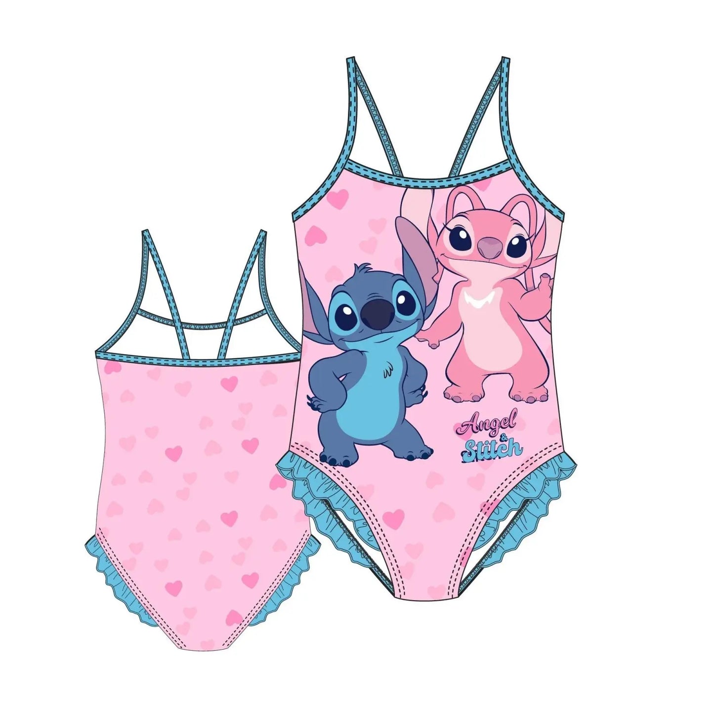 Bañador Stitch y Ángel Disney infantil talla 6 años
