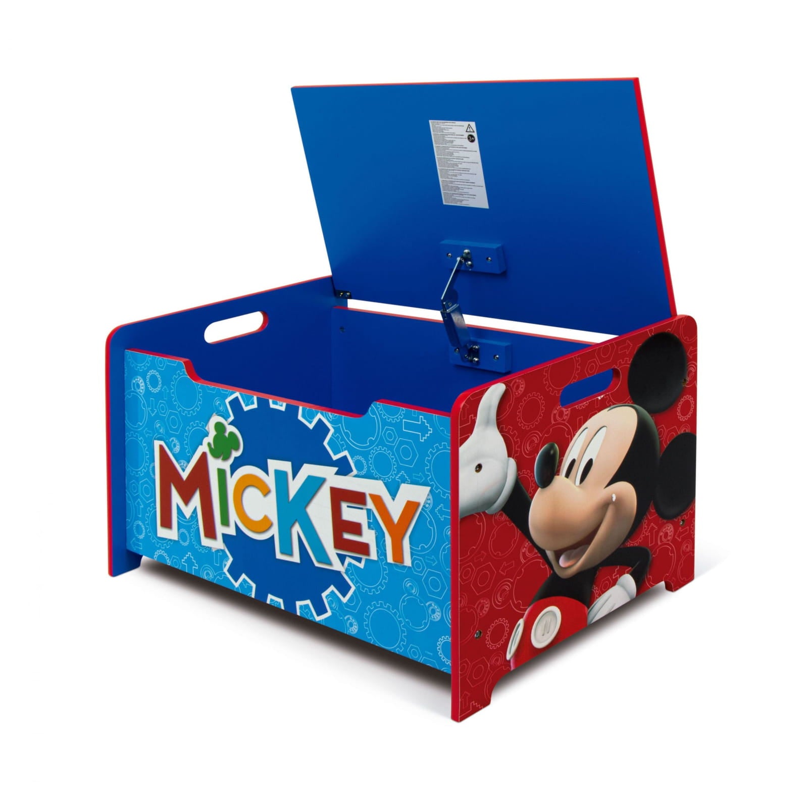 Banco baúl juguetero infantil de Mickey Disney para almacenaje