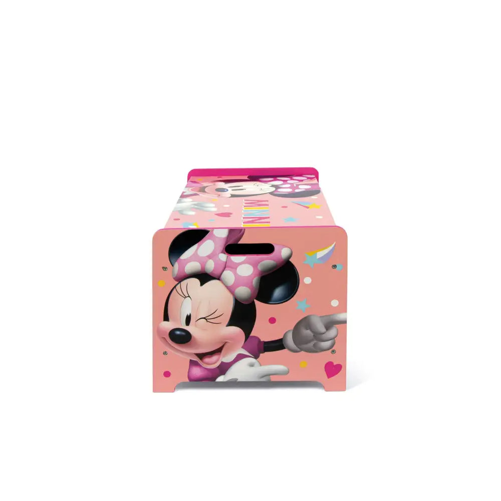 Banco infantil para juguetes de Minnie Mouse