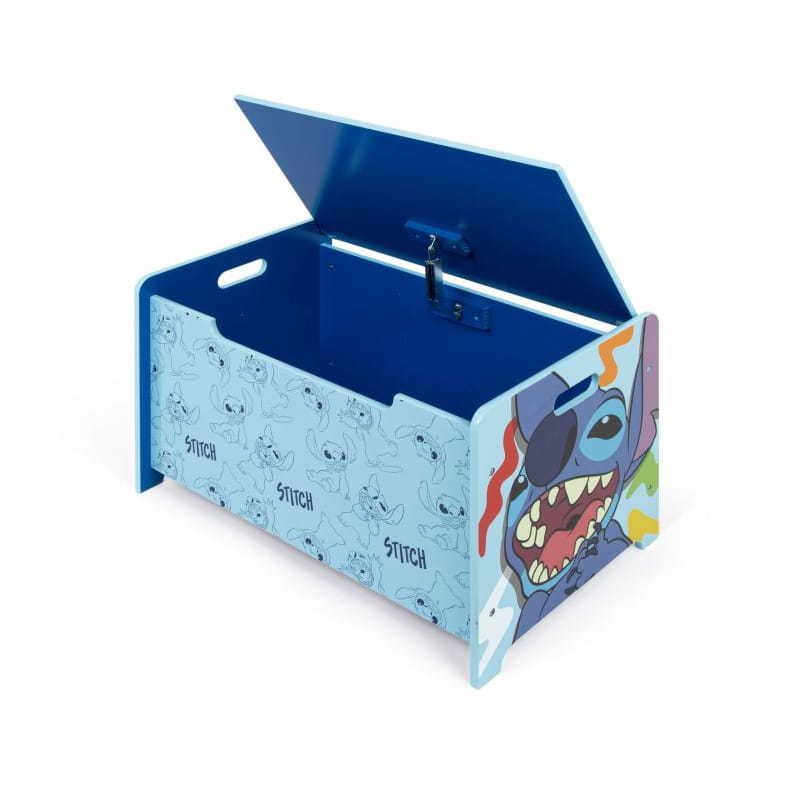Banco infantil para juguetes de Stitch Disney - Almacenaje Juguetes