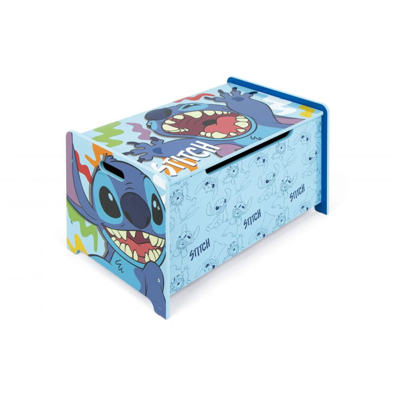 Banco infantil para juguetes de Stitch Disney - Almacenaje Juguetes