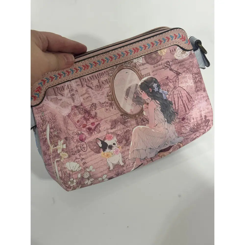 Bandolera cartera Mujer Sweet Candy Rosa Mochila