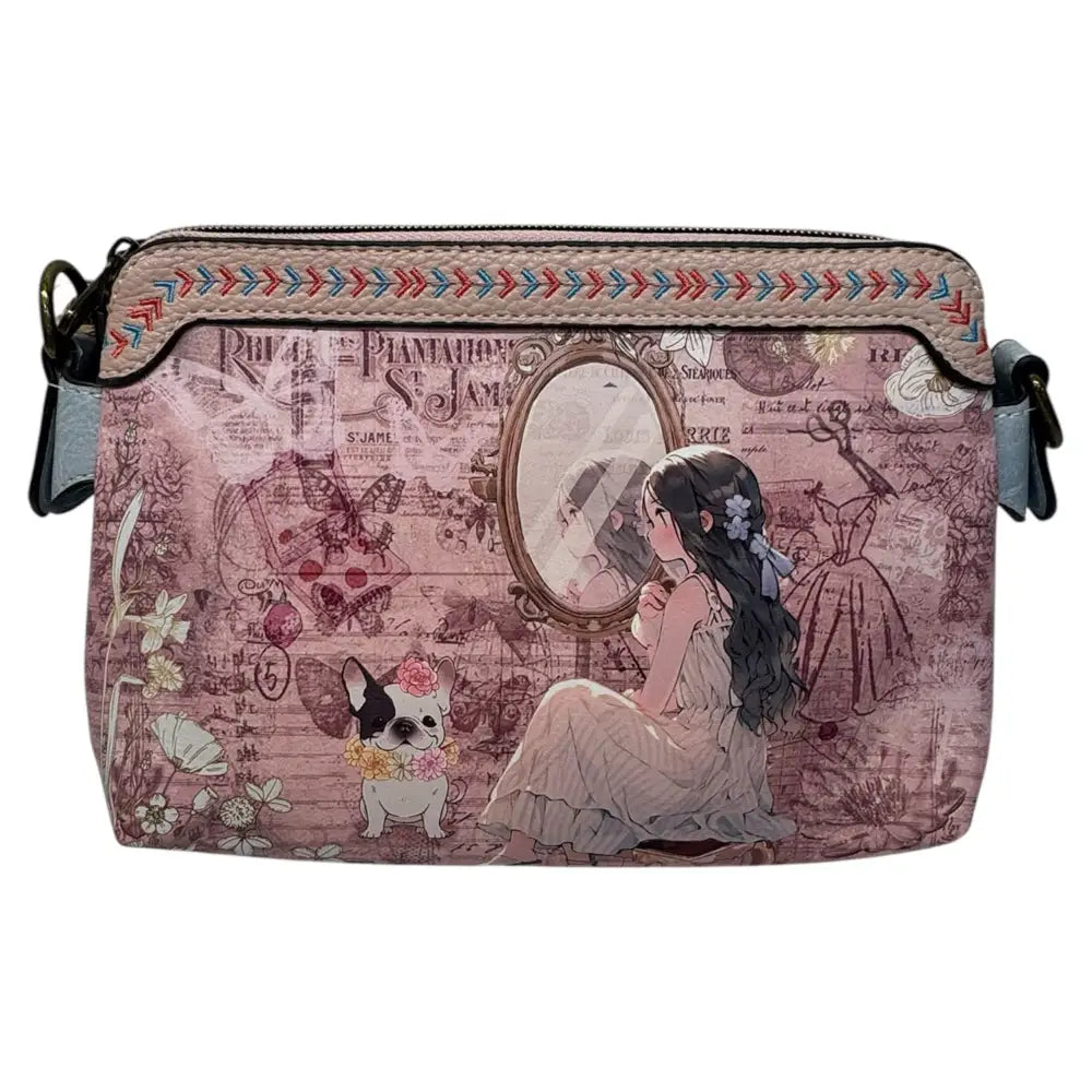 Bandolera cartera Mujer Sweet Candy Rosa Mochila