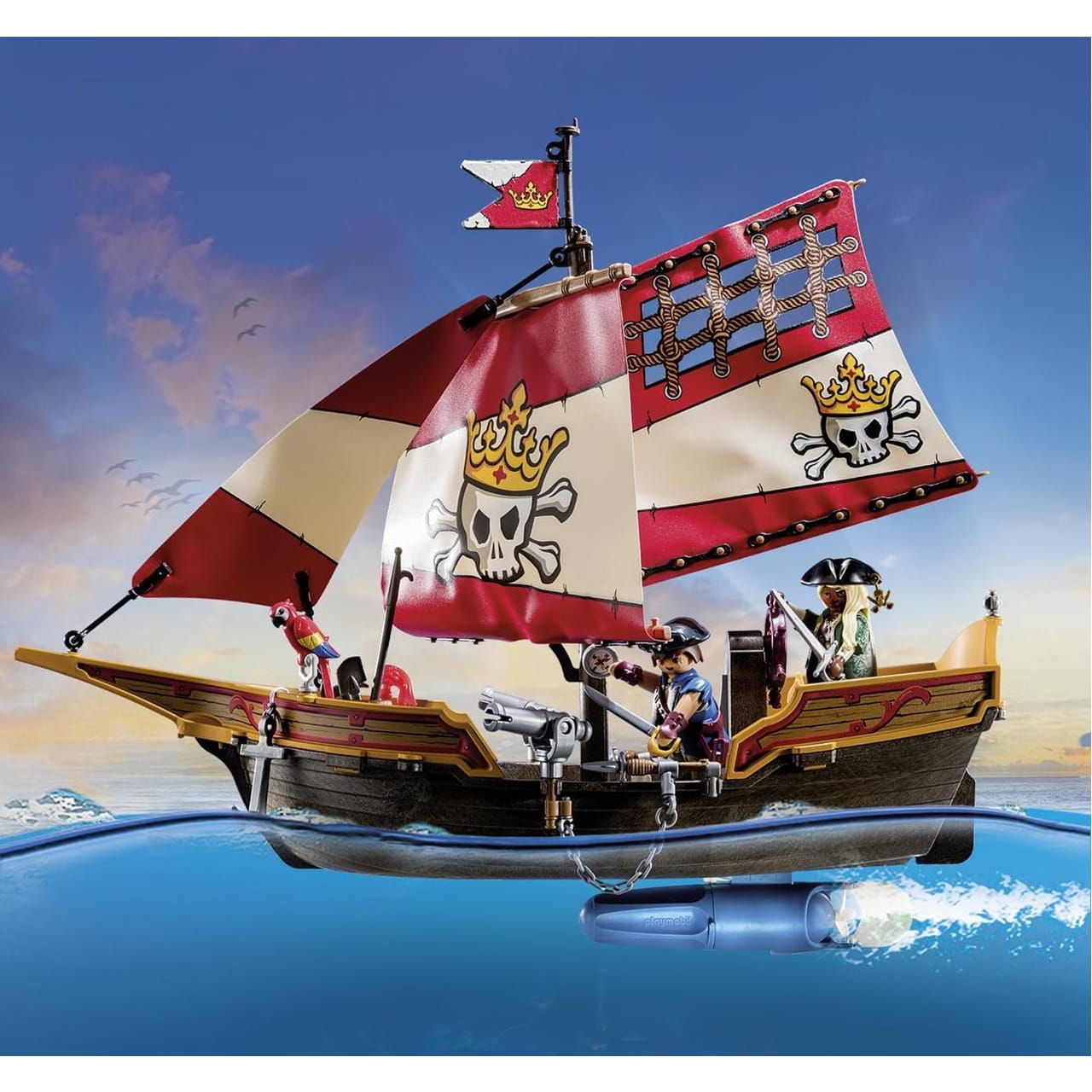 Barco pirata de Playmobil Pirates 71418 - Juguete
