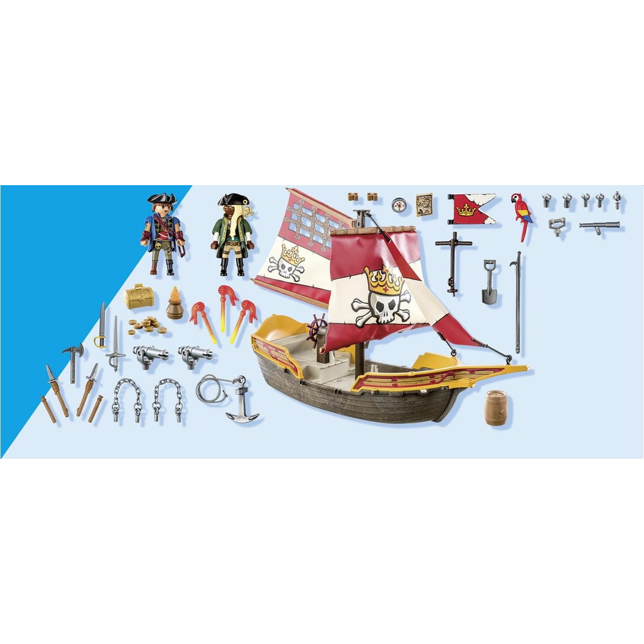 Barco pirata de Playmobil Pirates 71418 - Juguete