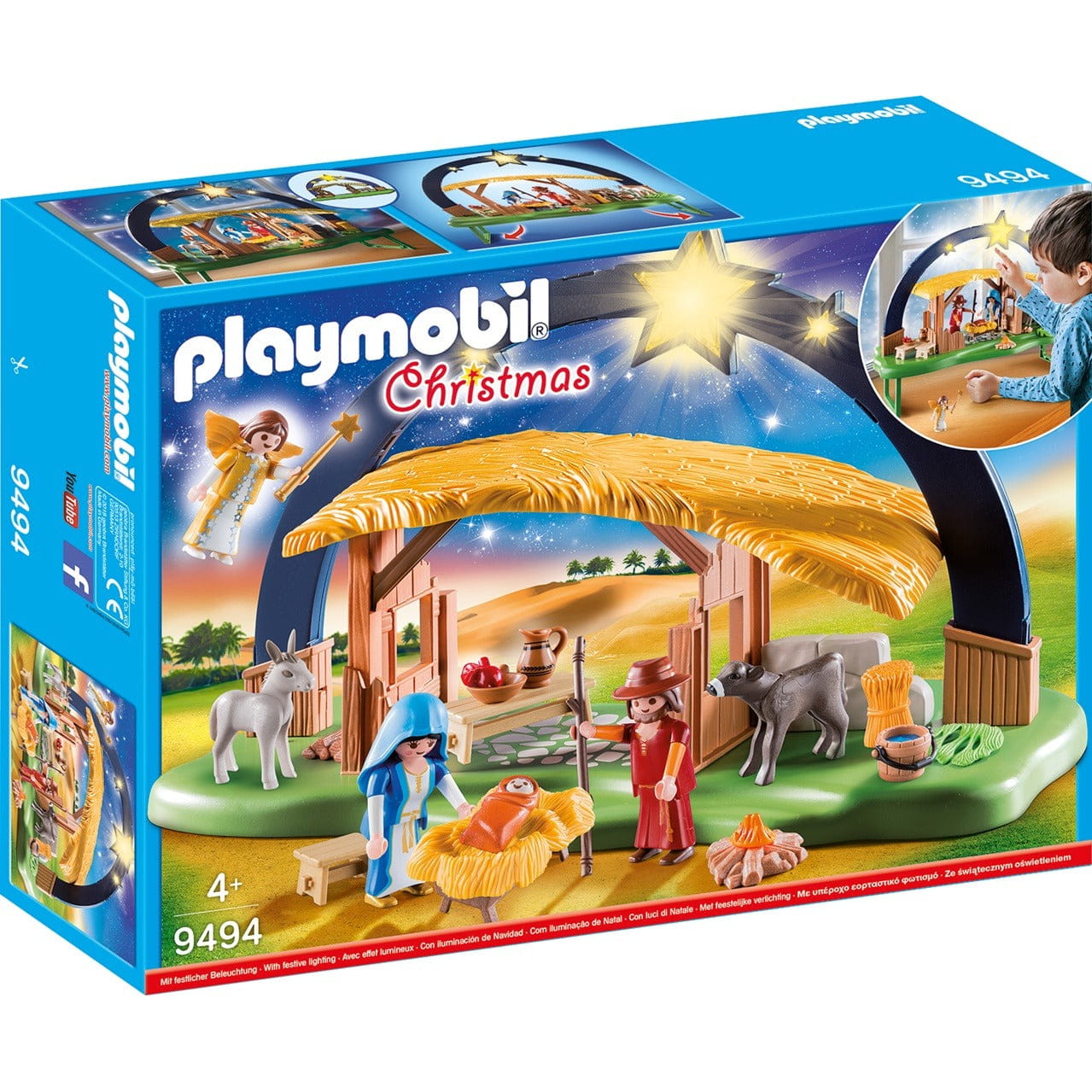 Belén con luz Playmobil Christmas - Juguete