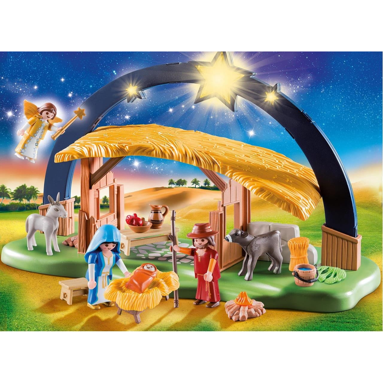 Belén con luz Playmobil Christmas - Juguete