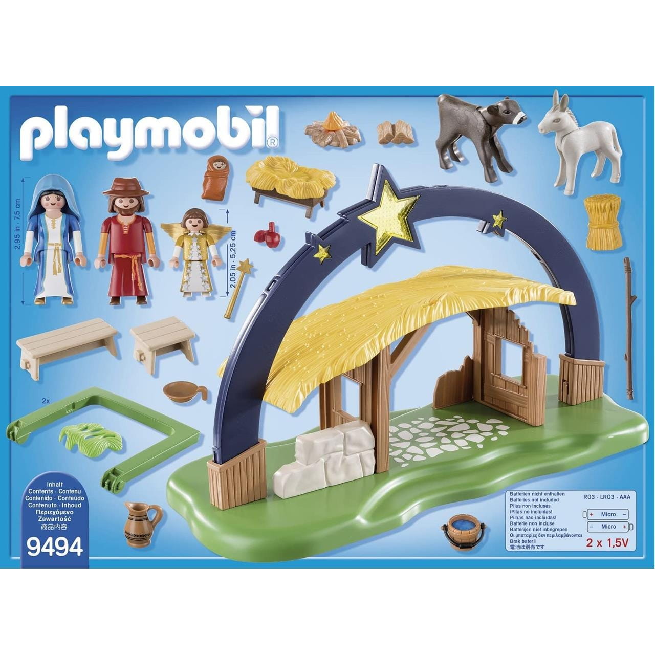 Belén con luz Playmobil Christmas - Juguete