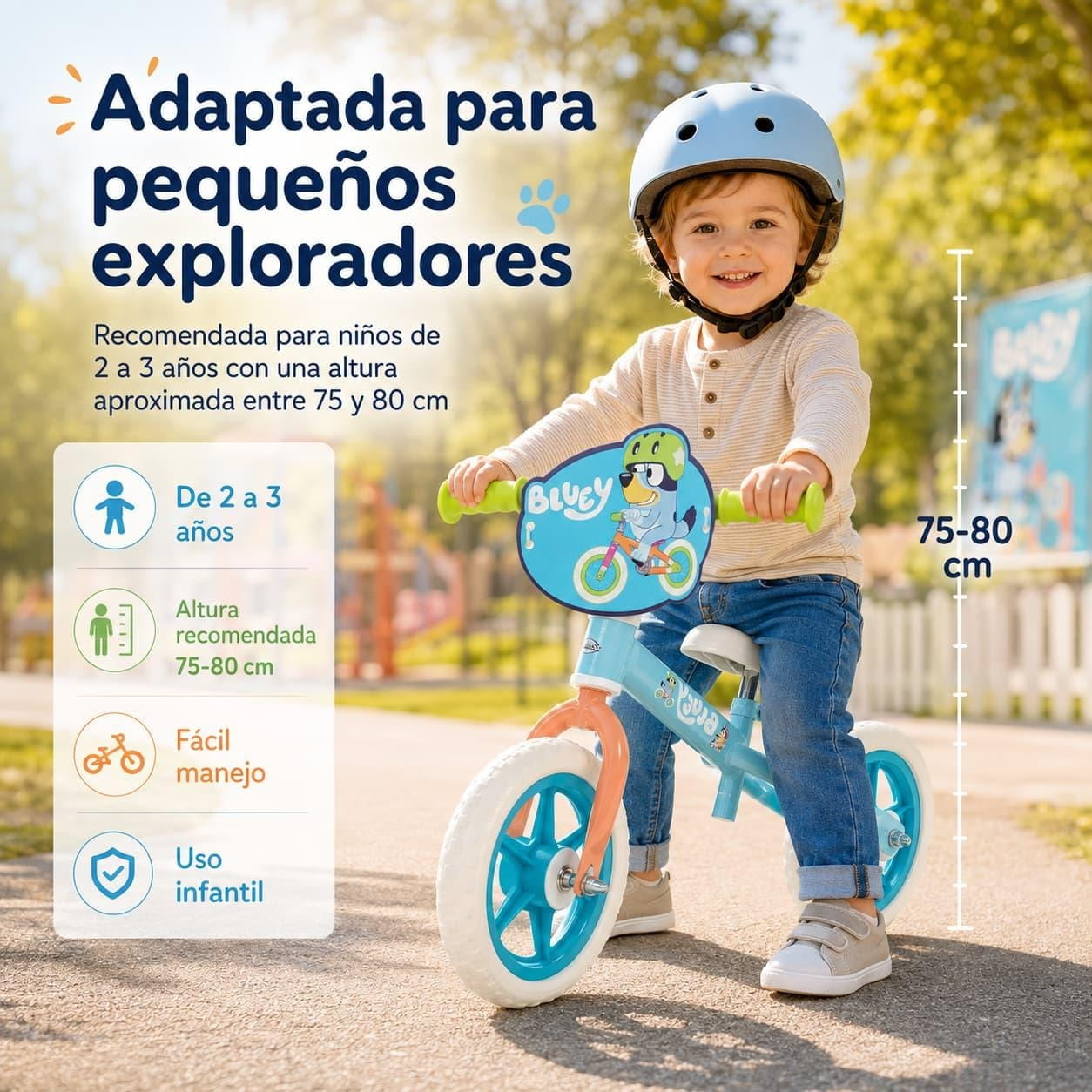 Bicicleta sin pedales 10’’ Bluey (más de 2 años) - Bici