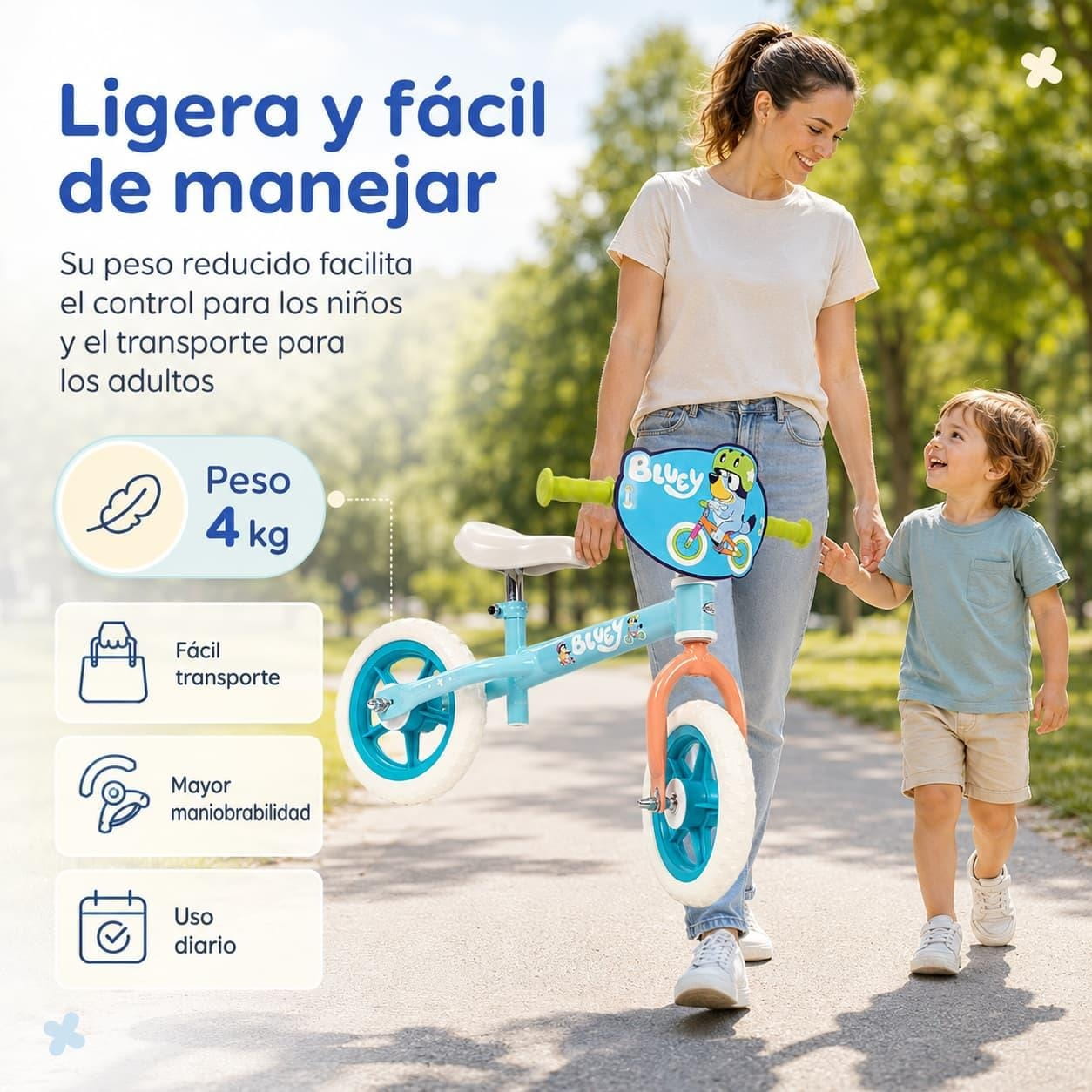 Bicicleta sin pedales 10’’ Bluey (más de 2 años) - Bici