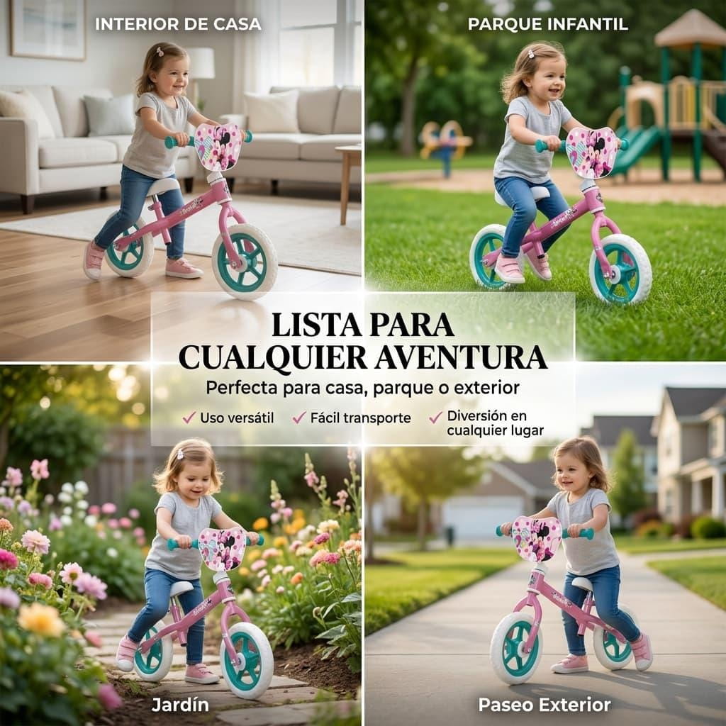 Bicicleta sin pedales 10’’ Minnie Mouse (más de 2 años) - Bici