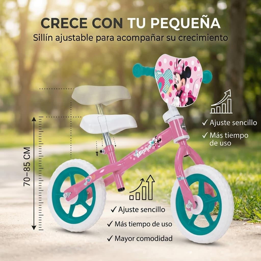 Bicicleta sin pedales 10’’ Minnie Mouse (más de 2 años) - Bici