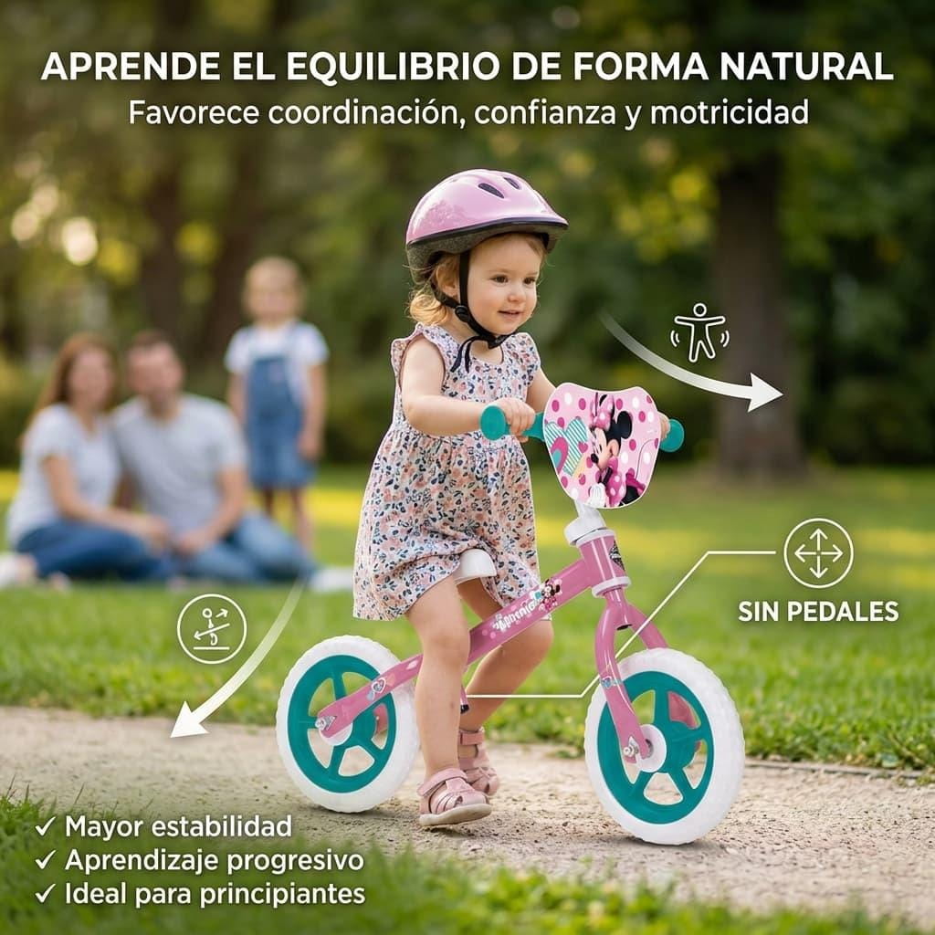 Bicicleta sin pedales 10’’ Minnie Mouse (más de 2 años) - Bici