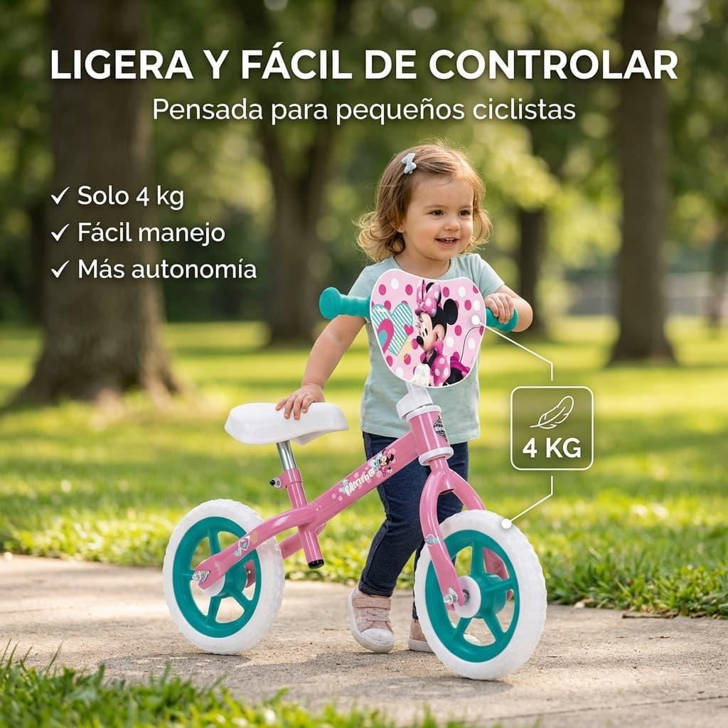Bicicleta sin pedales 10’’ Minnie Mouse (más de 2 años) - Bici