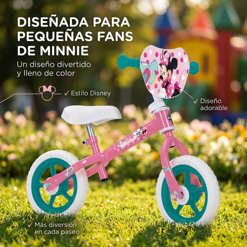 Bicicleta sin pedales 10’’ Minnie Mouse (más de 2 años) - Bici