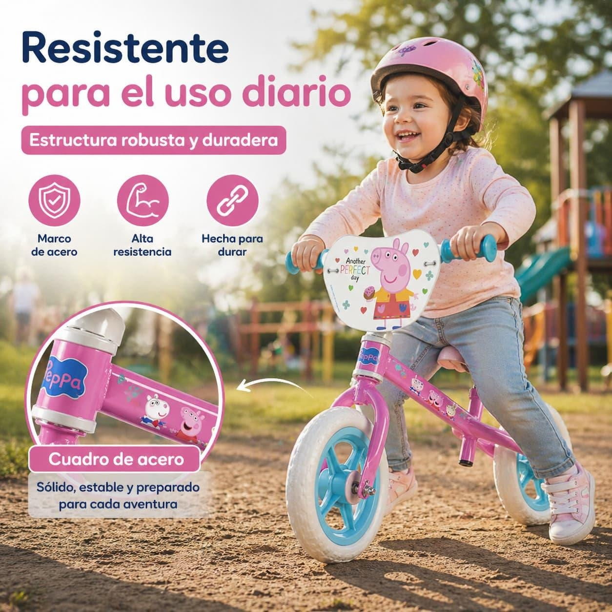 Bicicleta sin pedales 10’’ Peppa Pig (más de 2 años) - Bici