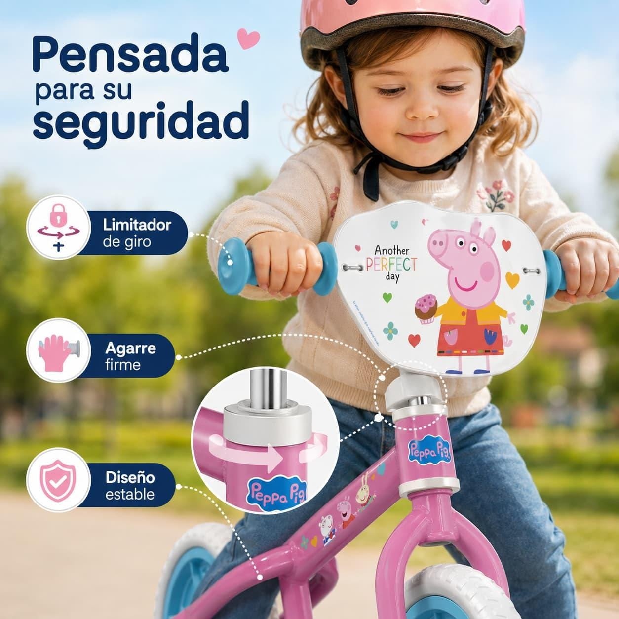 Bicicleta sin pedales 10’’ Peppa Pig (más de 2 años) - Bici