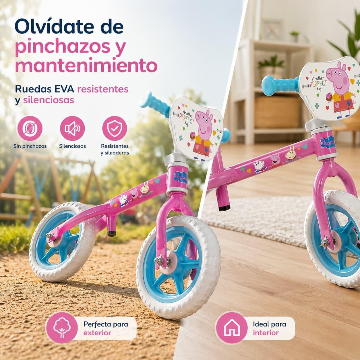 Bicicleta sin pedales 10’’ Peppa Pig (más de 2 años) - Bici