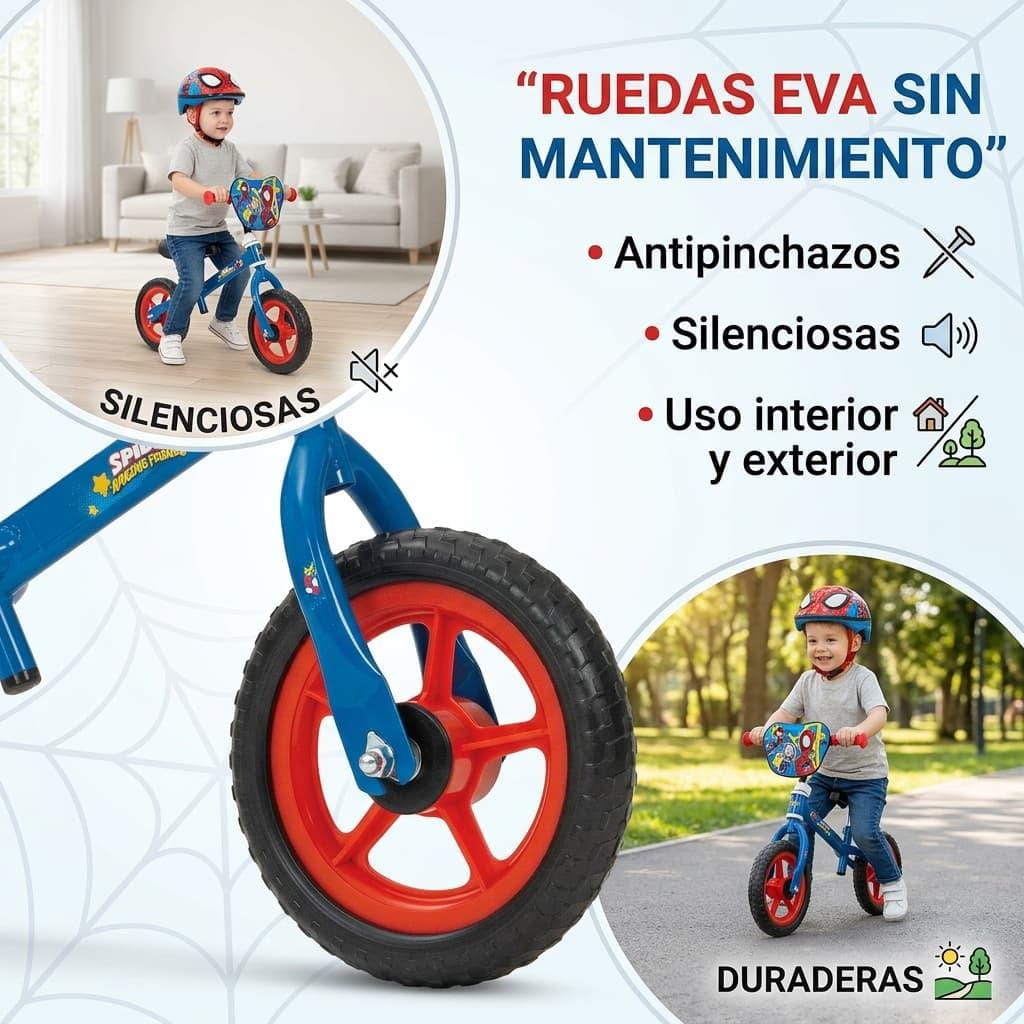 Bicicleta sin pedales 10’’ Spiderman Spidey (más de 2 años) - Bici