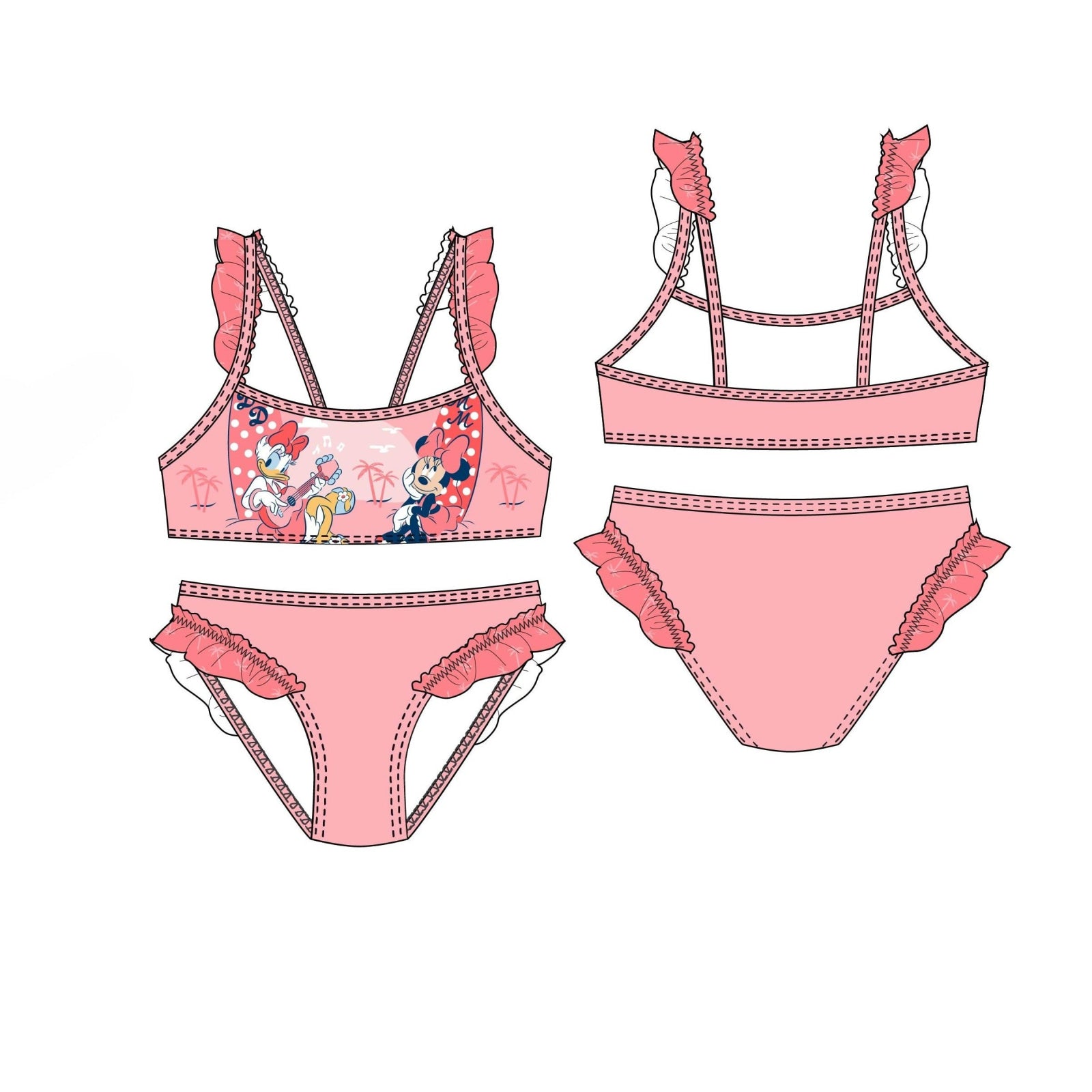 Bikini Minnie Mouse Disney infantil talla 4 años - Bañador