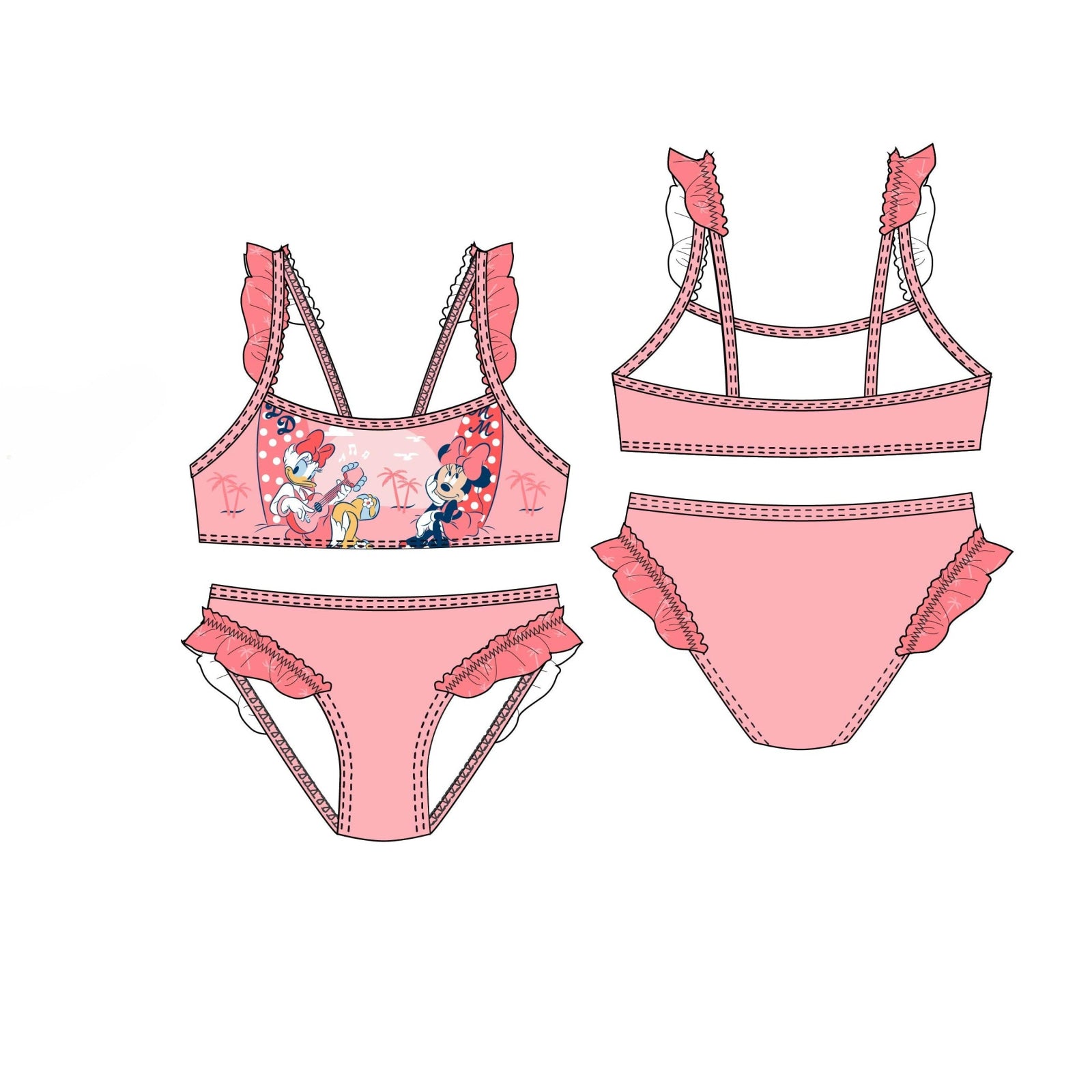 Bikini Minnie Mouse Disney infantil talla 4 años - Bañador