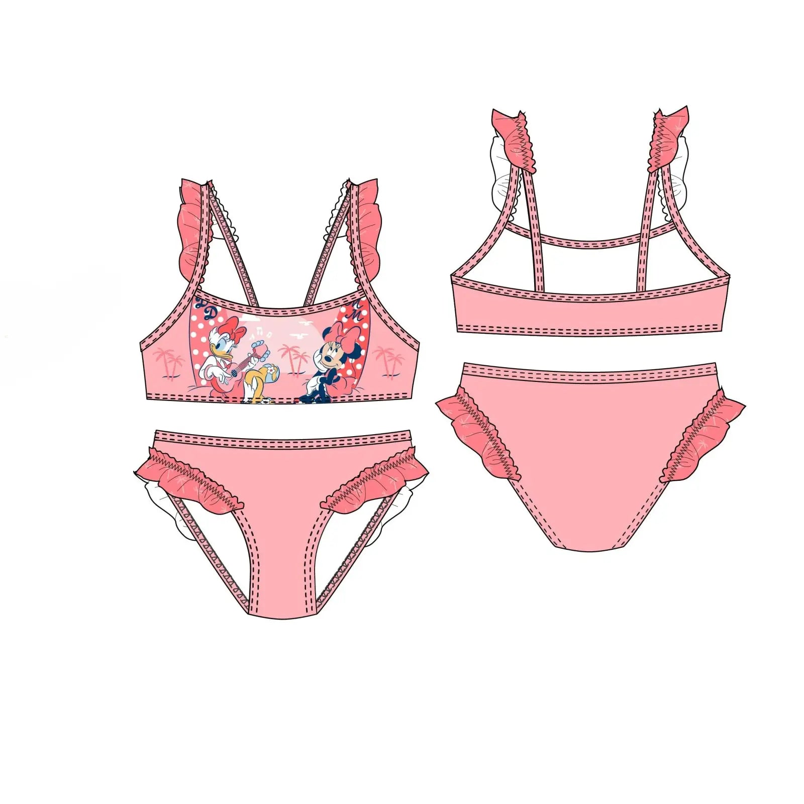 Bikini Minnie Mouse Disney infantil talla 4 años - Bañador