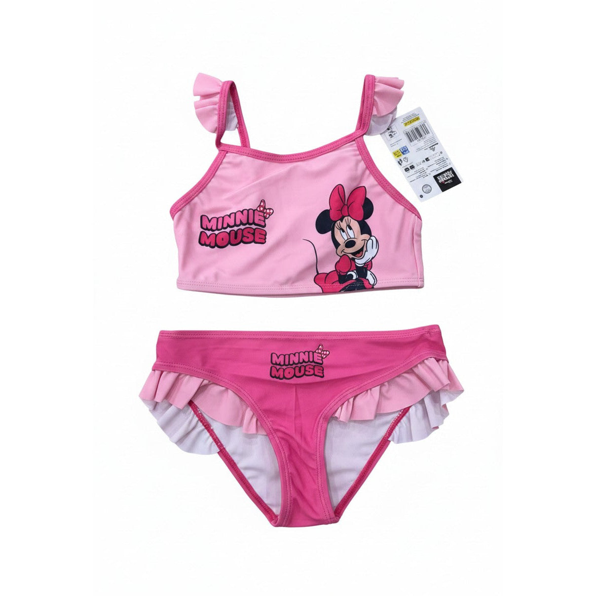 Bikini Minnie Mouse rosa Disney infantil talla 7/8 años - Bañador