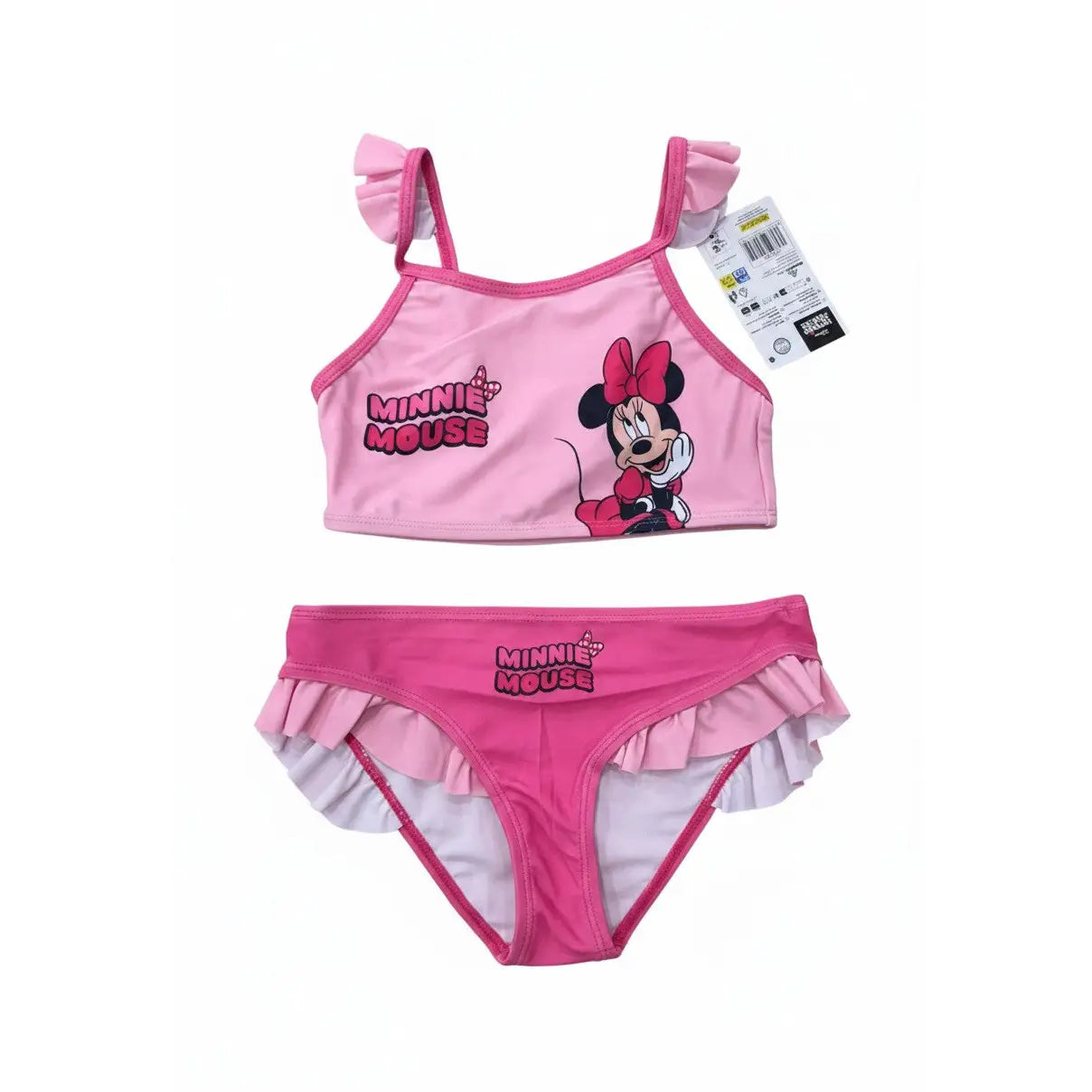 Bikini Minnie Mouse rosa Disney infantil talla 7/8 años - Bañador