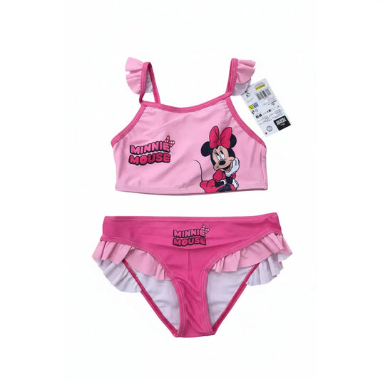Bikini Minnie Mouse rosa Disney infantil talla 7/8 años - Bañador