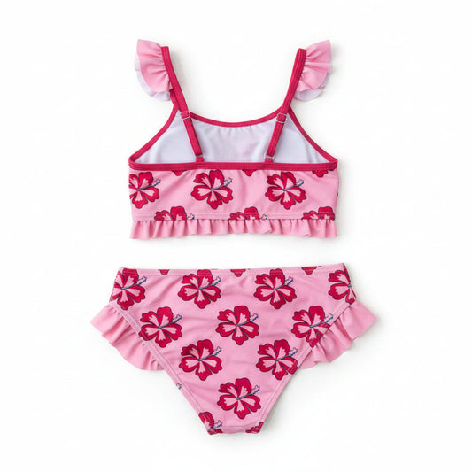 Bikini Stitch rosa tirantes fucsia talla 3/4 años infantil - Bañador
