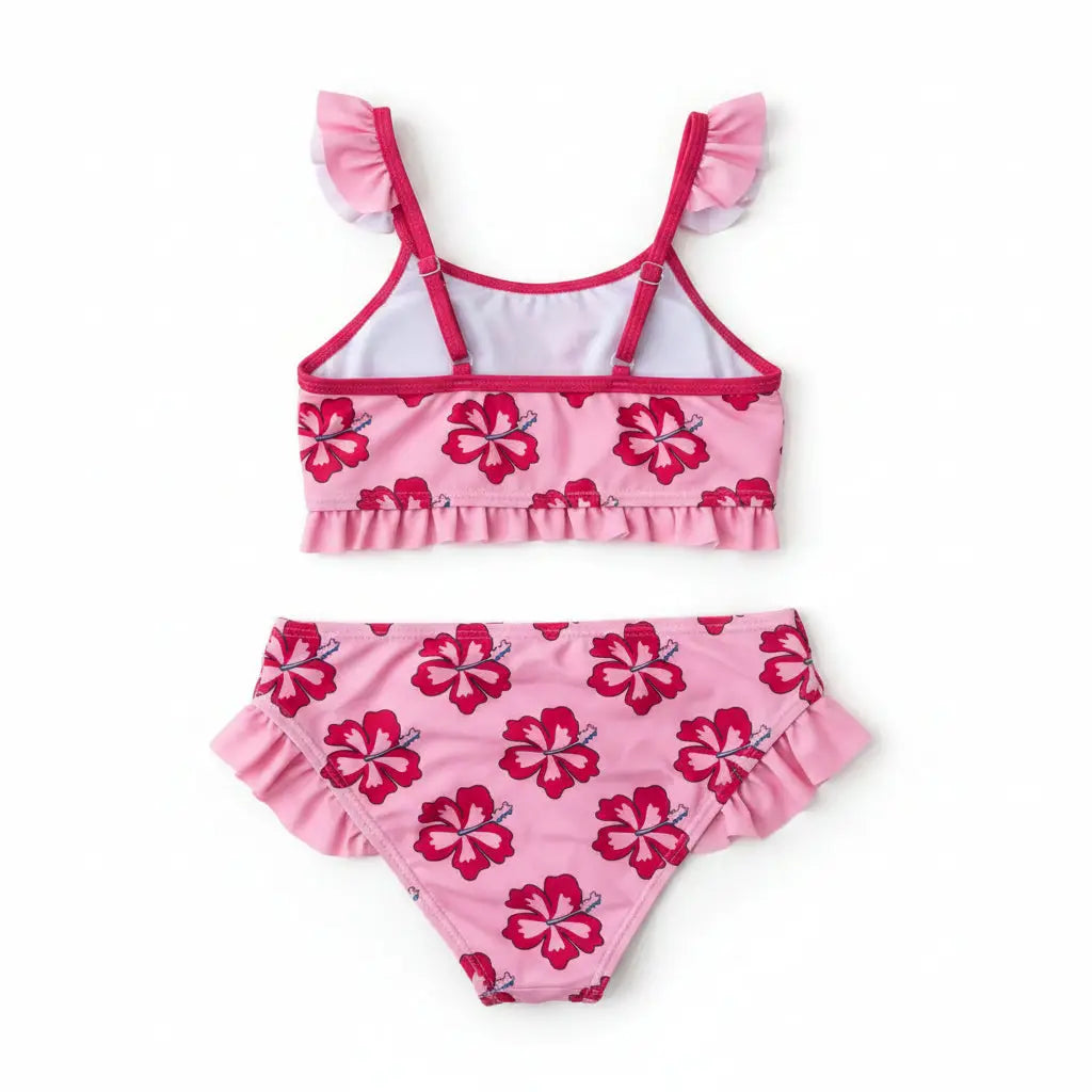Bikini Stitch rosa tirantes fucsia talla 3/4 años infantil - Bañador