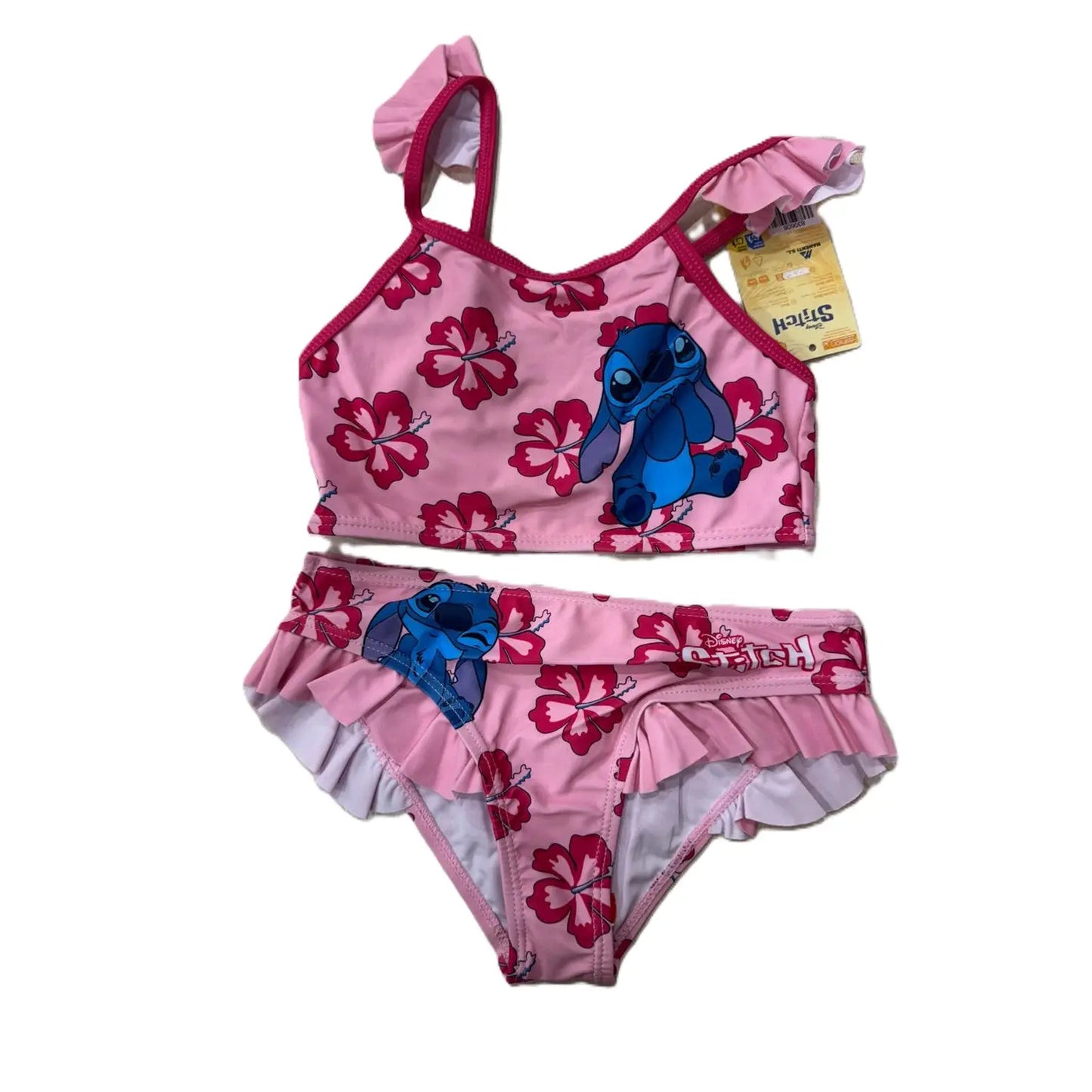 Bikini Stitch rosa tirantes fucsia talla 5/6 años infantil - Bañador