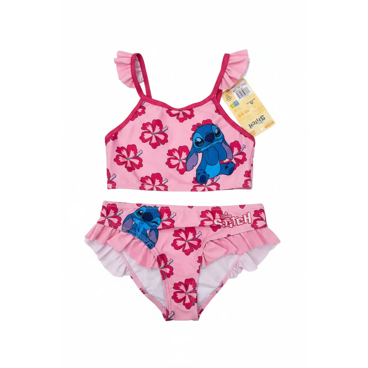 Bikini Stitch rosa tirantes fucsia talla 7/8 años infantil - Bañador