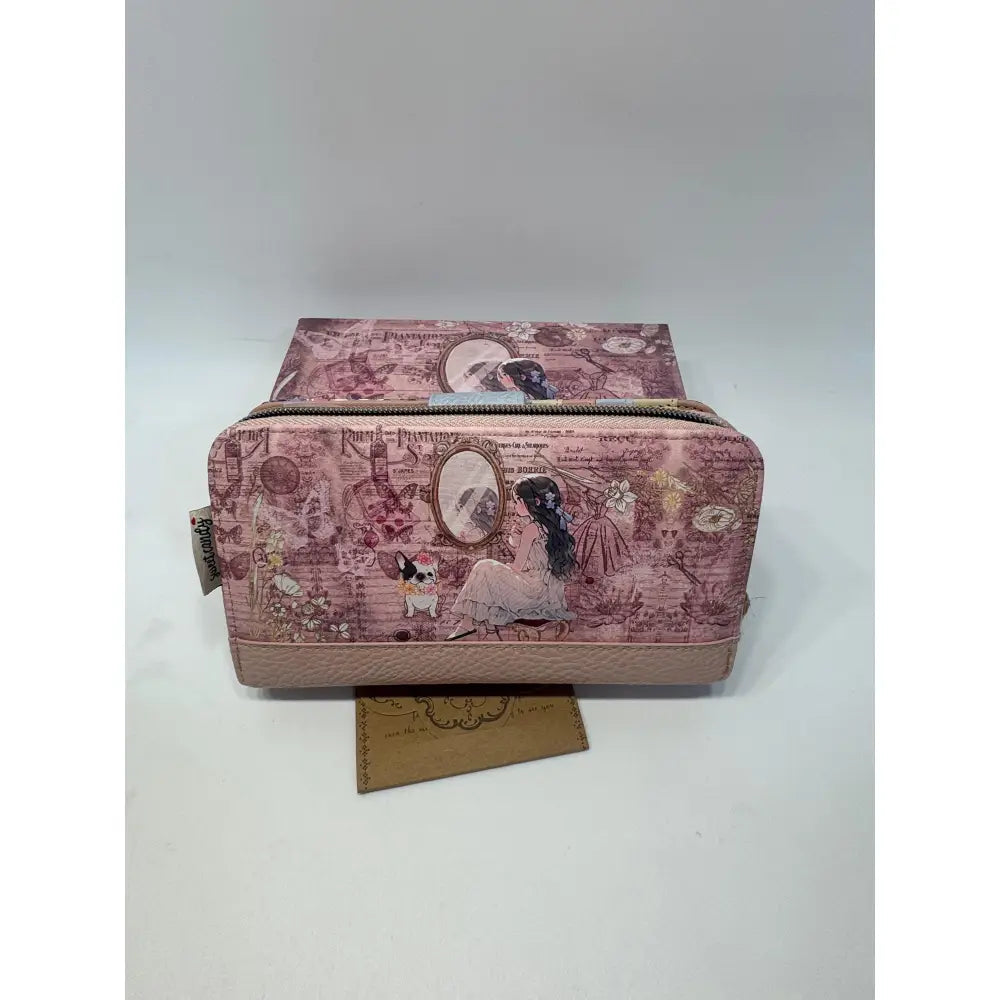 Billetera Cartera Mujer Sweet Candy Rosa Mochila