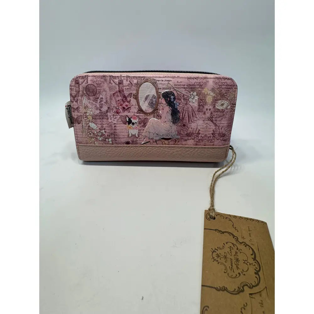 Billetera Cartera Mujer Sweet Candy Rosa Mochila