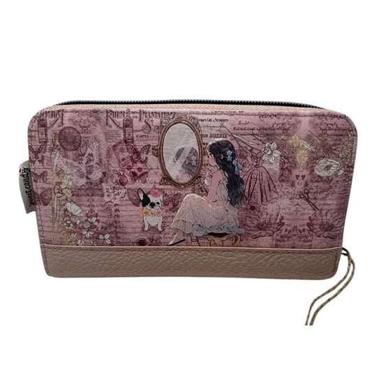 Billetera Cartera Mujer Sweet Candy Rosa Mochila