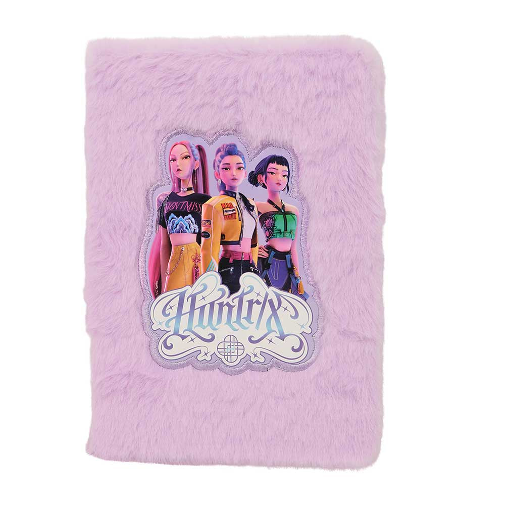 Bloc de notas peluche A5 K-POP Demon Hunters - Huntrix 80 hojas libreta